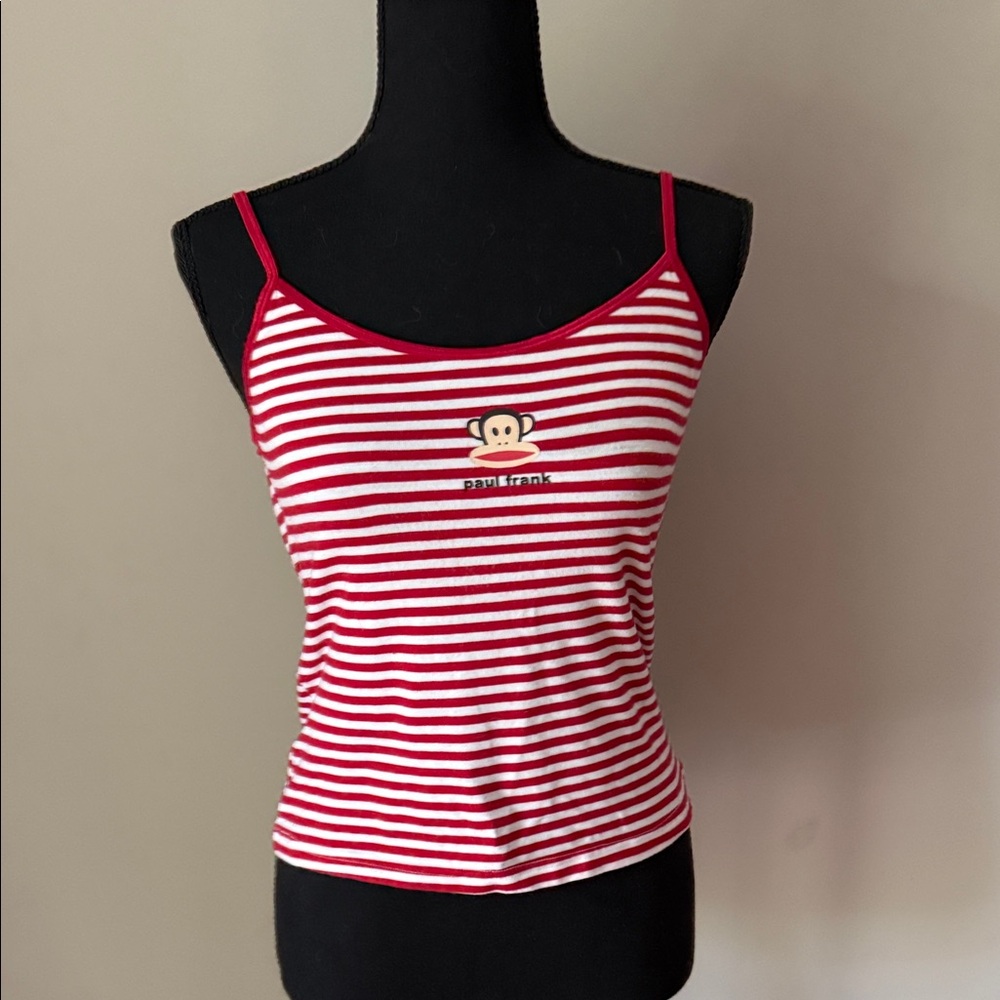 Paul Frank Striped Camisole in Red and White